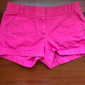 🌺 J Crew Pink Cotton Shorts Sz 0